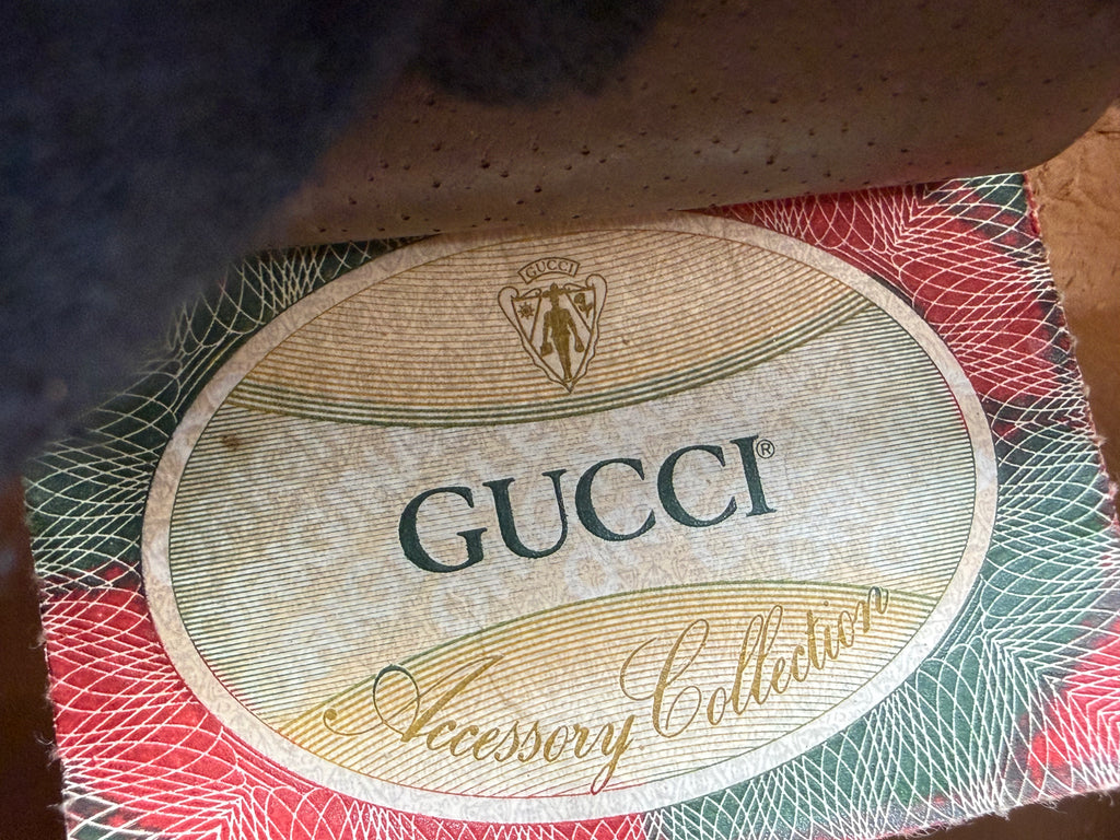 Gucci GG Supreme Web Sherry Line Shoulder Bag – Beige / Red / Gold (SKU: 152643)