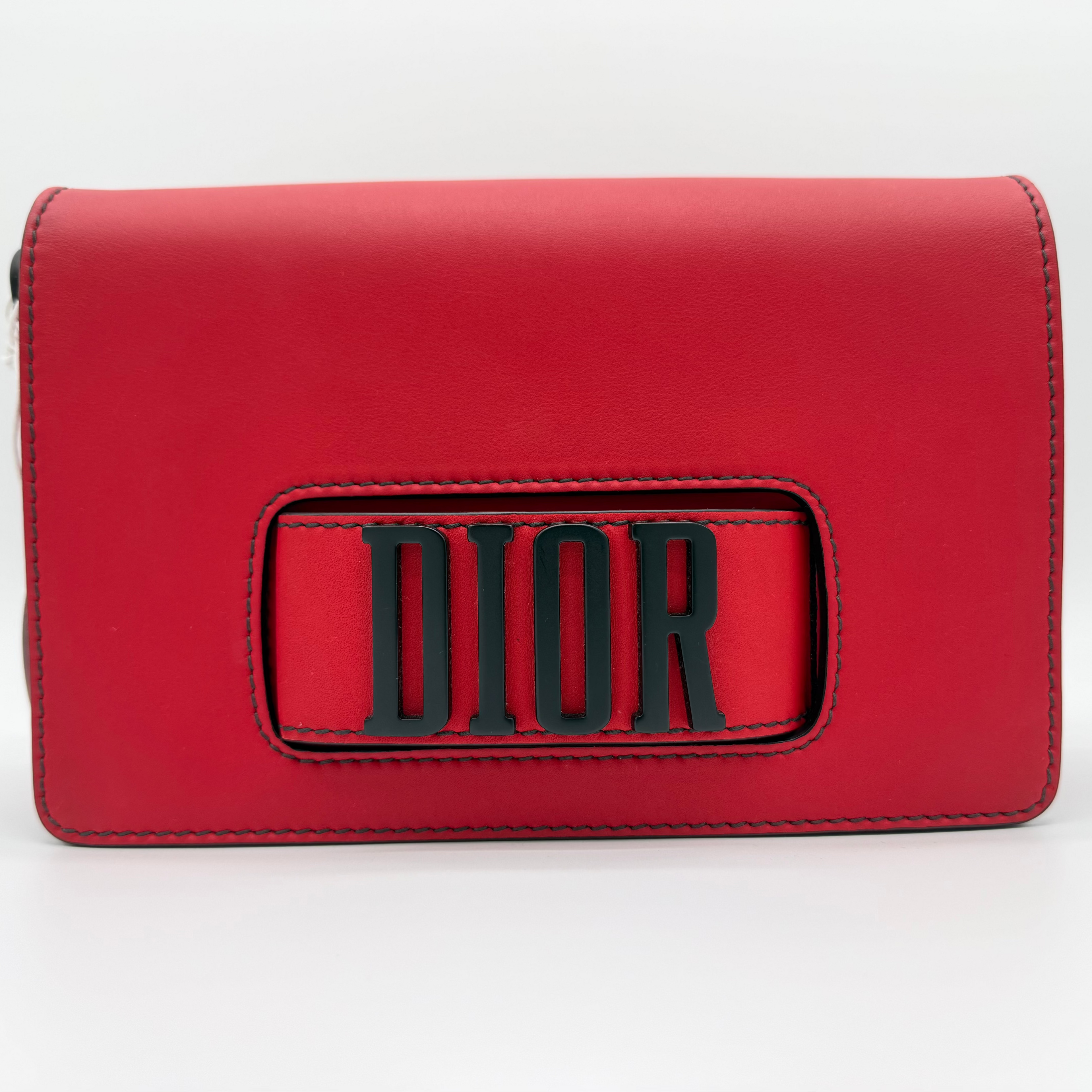 Christian Dior Dio(r)evolution Flap Bag – Lipstick Red Calfskin Leather