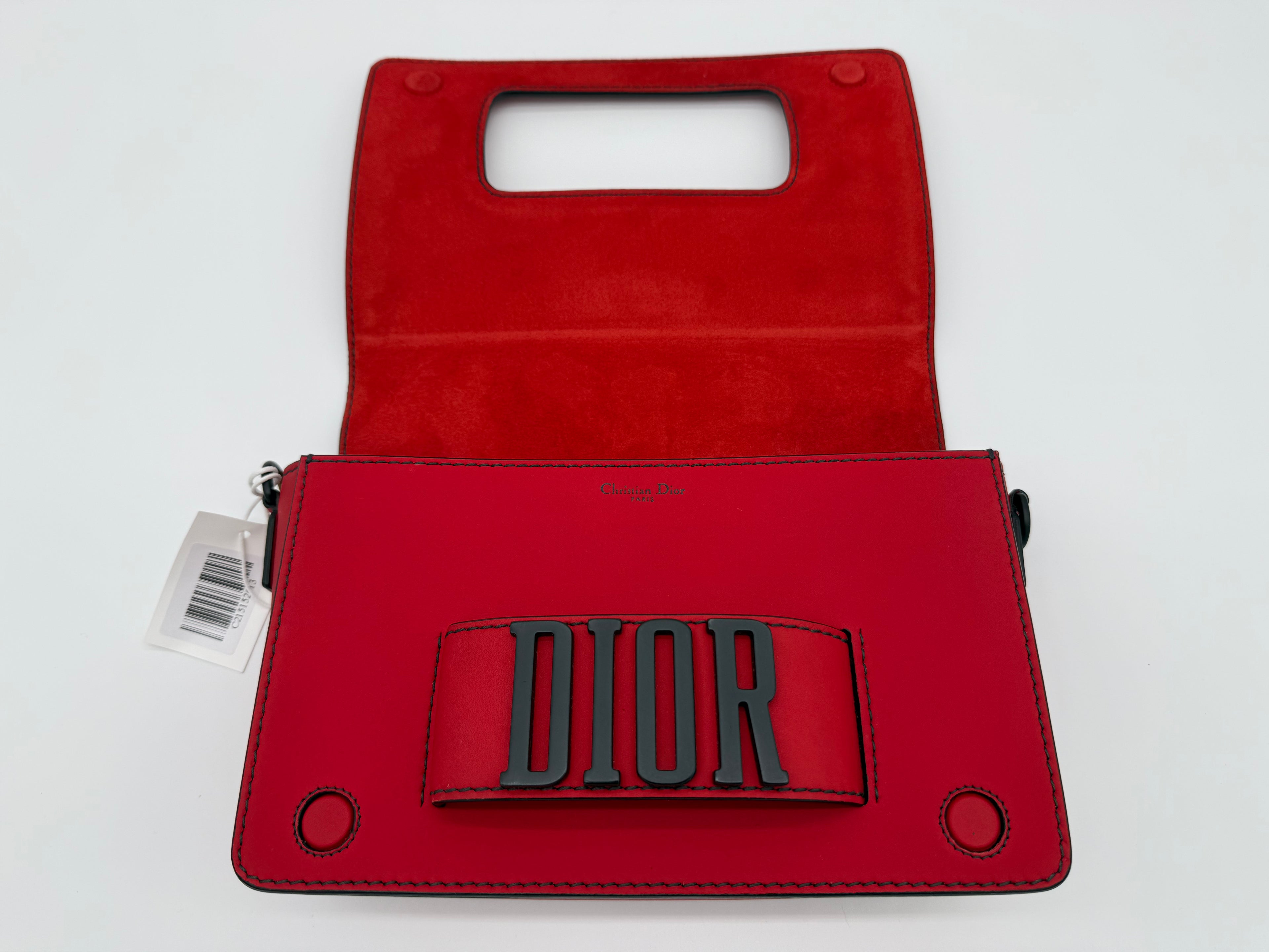 Christian Dior Dio(r)evolution Flap Bag – Lipstick Red Calfskin Leather