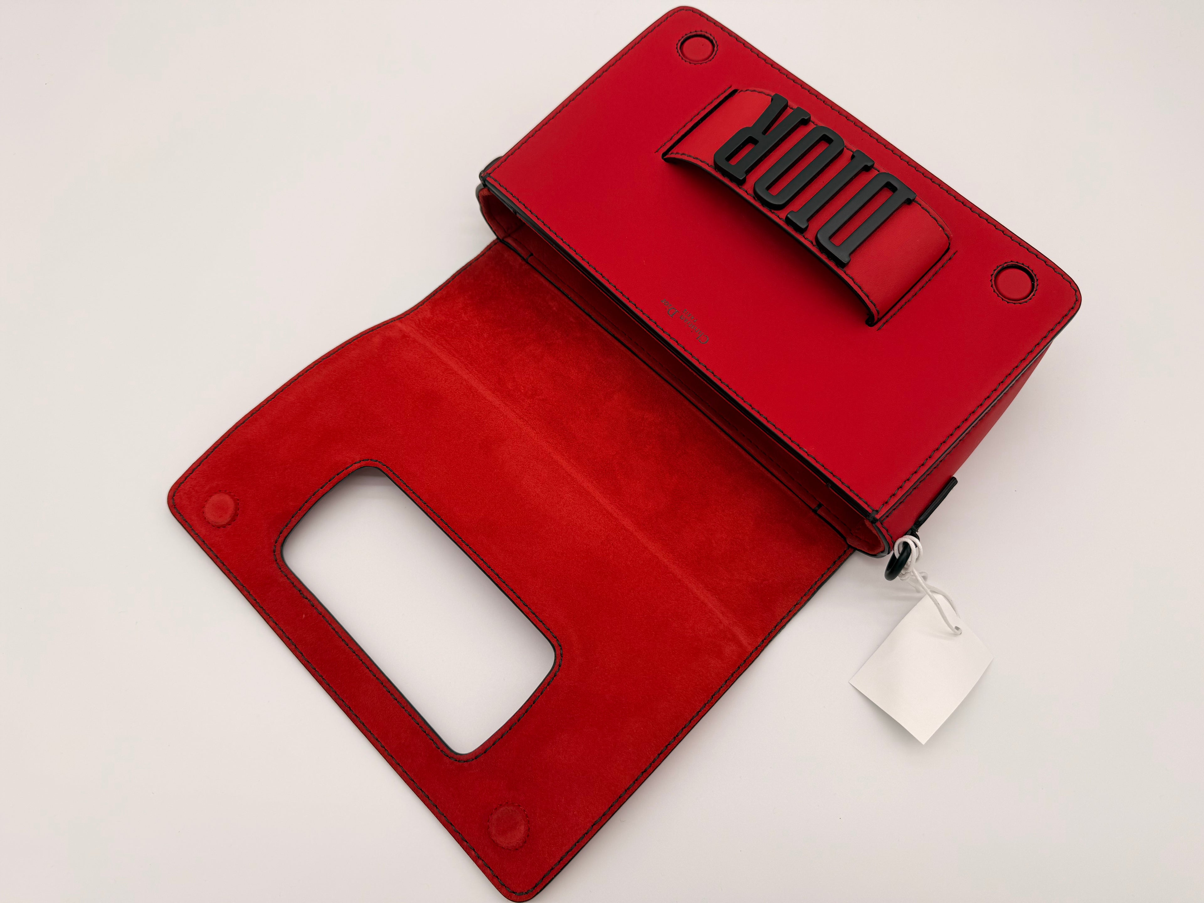 Christian Dior Dio(r)evolution Flap Bag – Lipstick Red Calfskin Leather