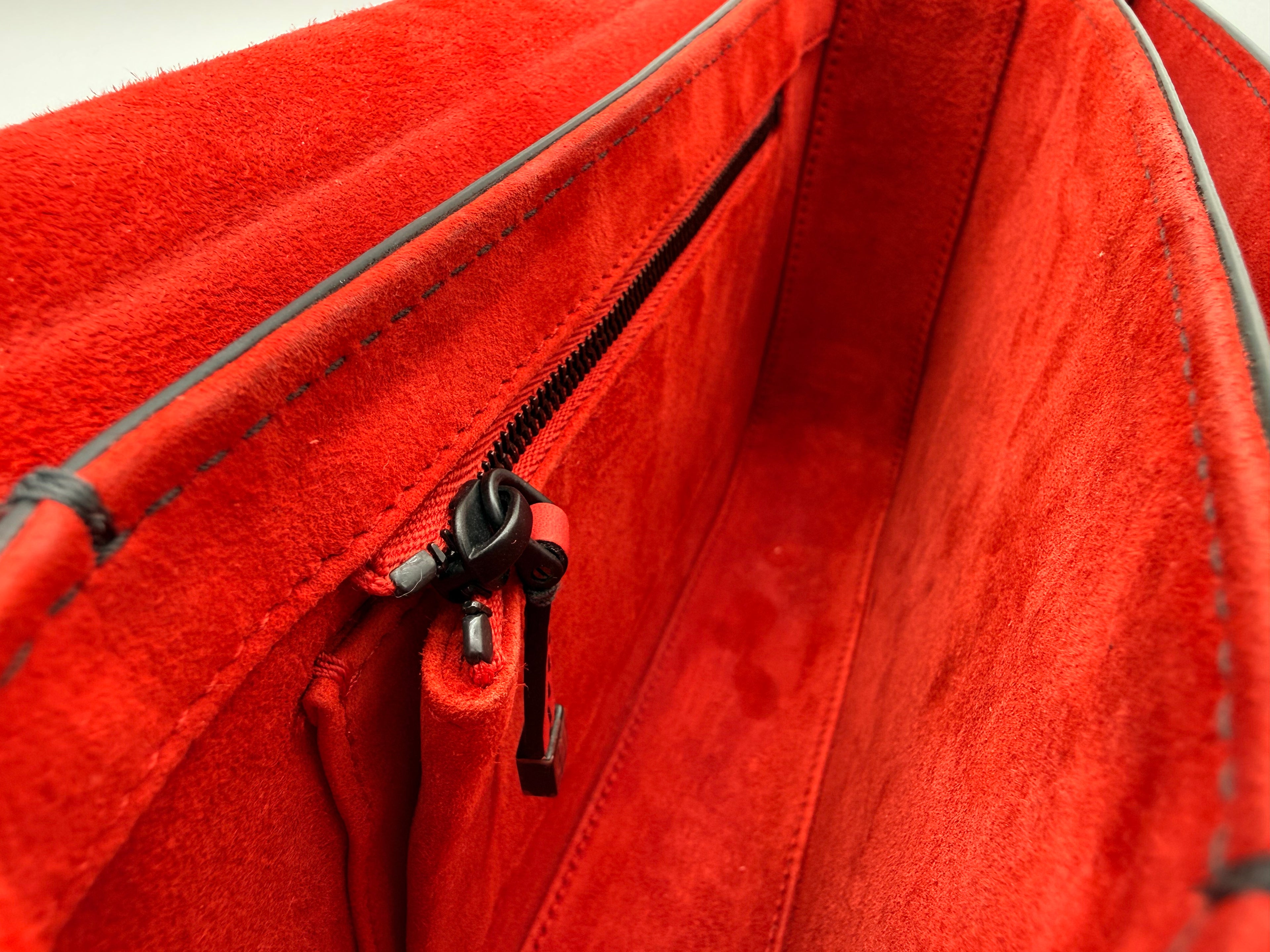 Christian Dior Dio(r)evolution Flap Bag – Lipstick Red Calfskin Leather