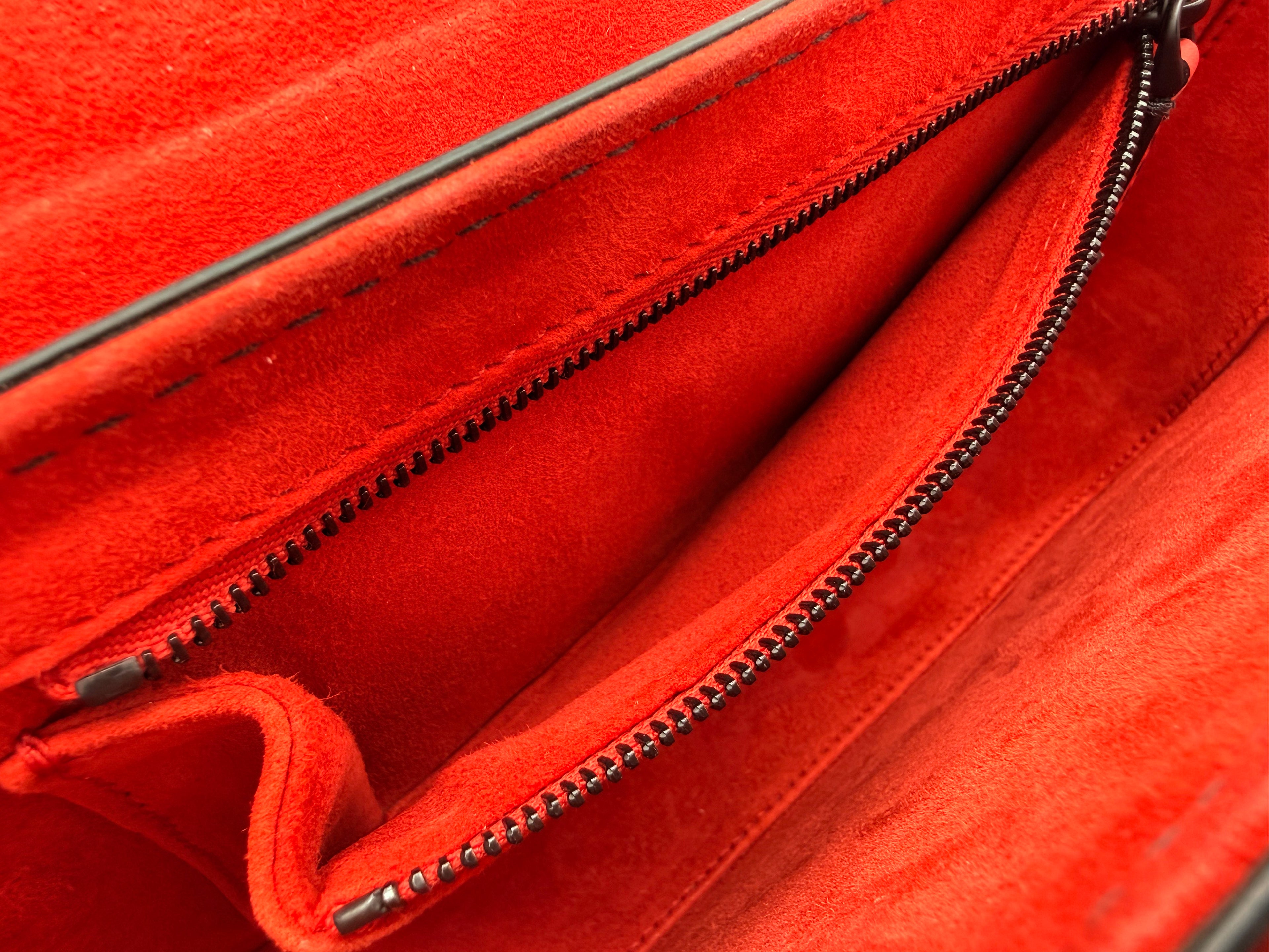 Christian Dior Dio(r)evolution Flap Bag – Lipstick Red Calfskin Leather