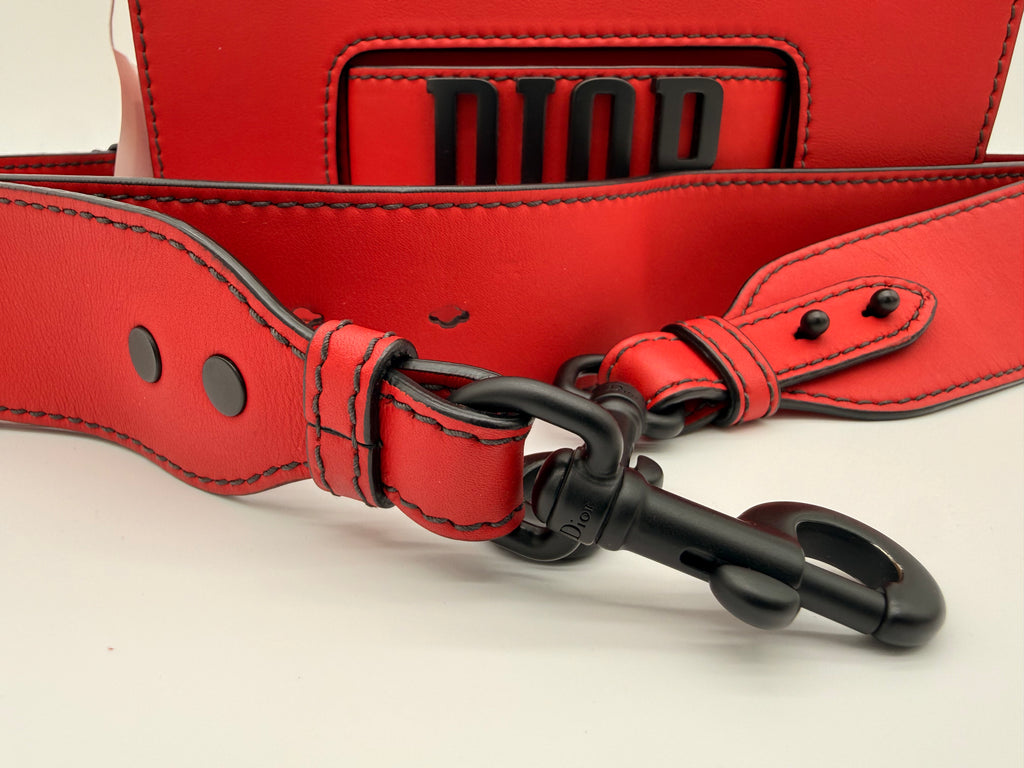 Christian Dior Dio(r)evolution Flap Bag – Lipstick Red Calfskin Leather