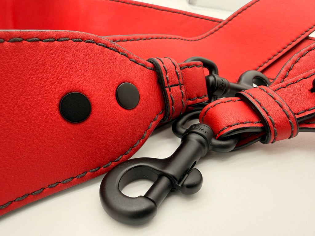 Christian Dior Dio(r)evolution Flap Bag – Lipstick Red Calfskin Leather