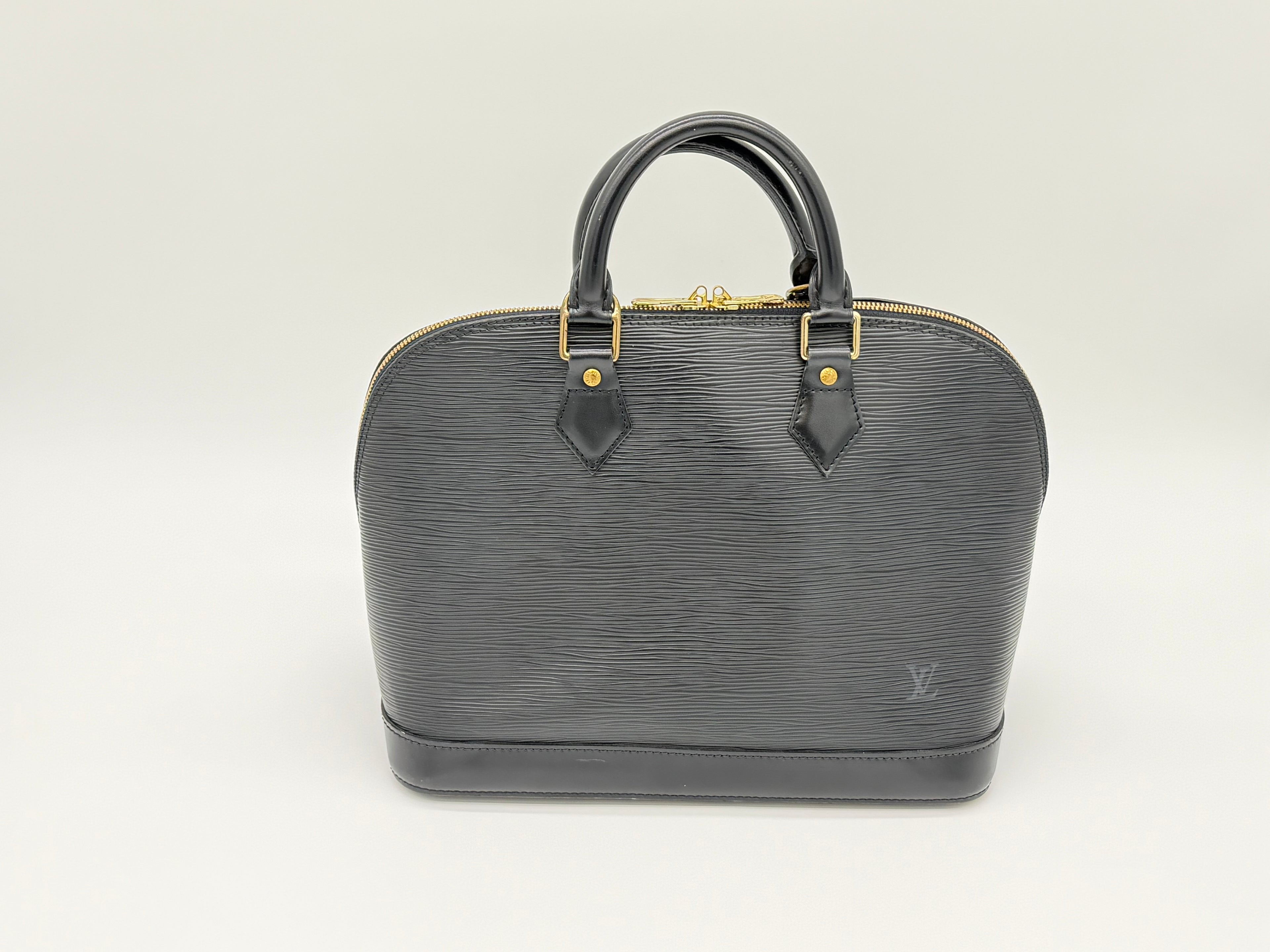 Louis Vuitton Epi Alma Handbag – Black – M52142 – SKU 144616V