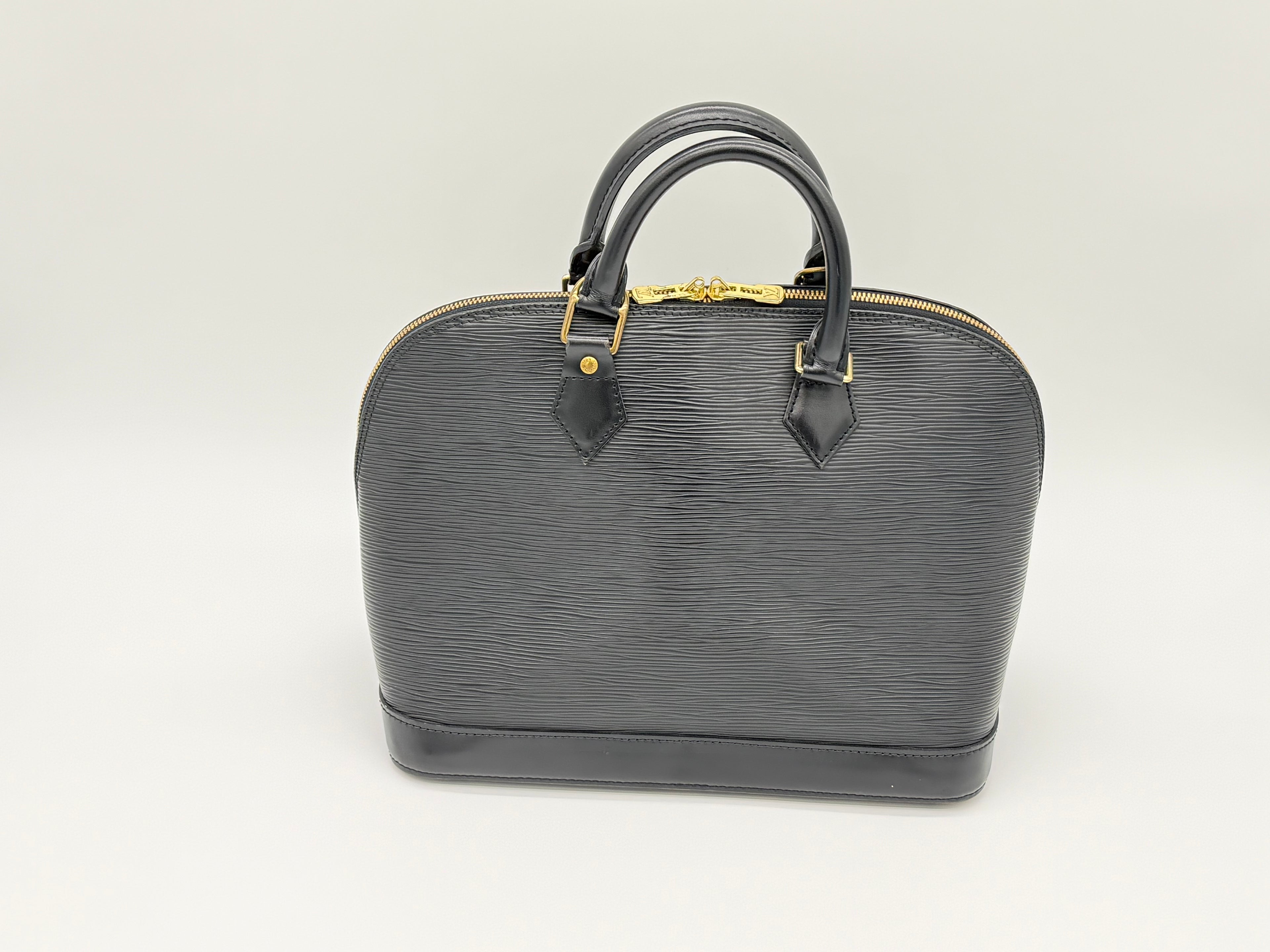 Louis Vuitton Epi Alma Handbag – Black – M52142 – SKU 144616V