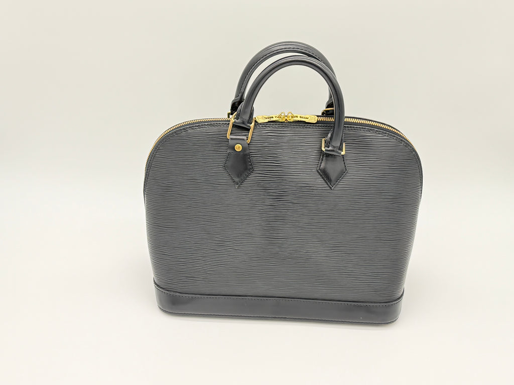 Louis Vuitton Epi Alma Handbag – Black – M52142 – SKU 144616V