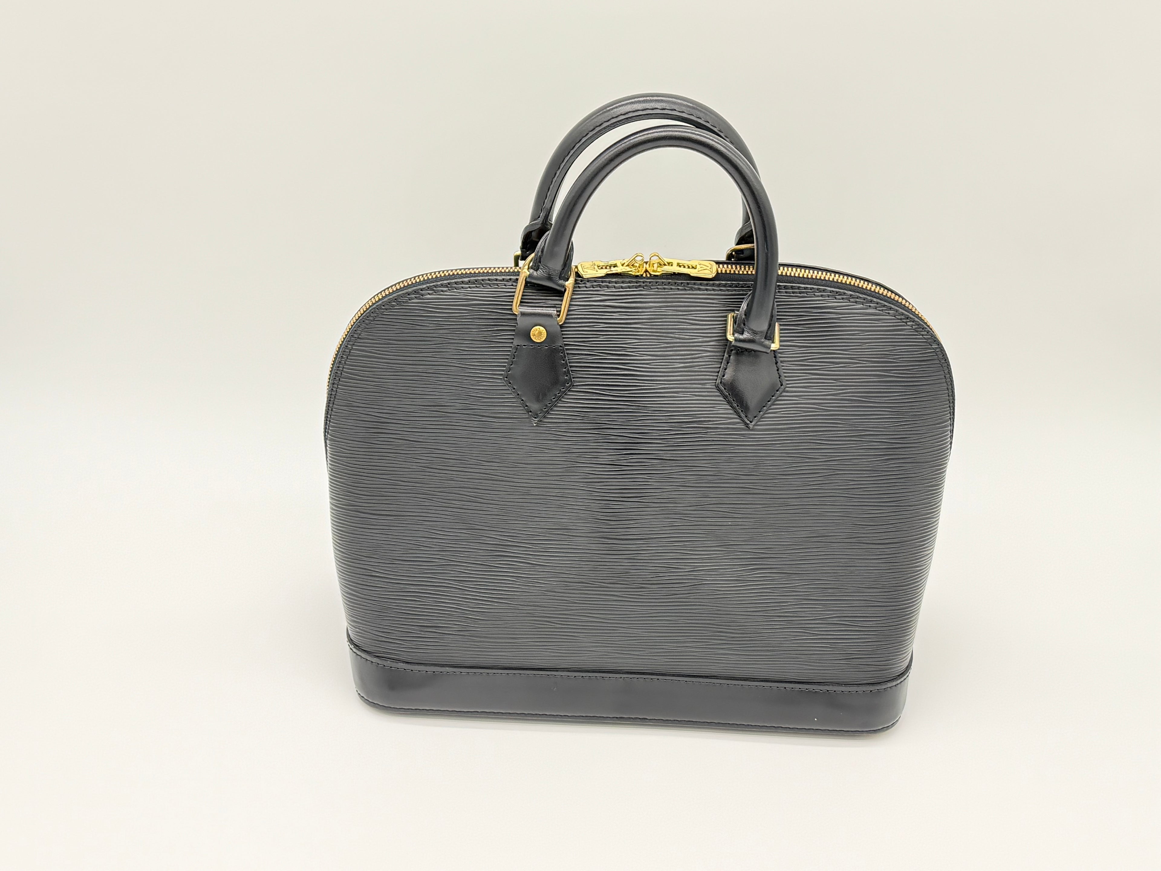 Louis Vuitton Epi Alma Handbag – Black – M52142 – SKU 144616V