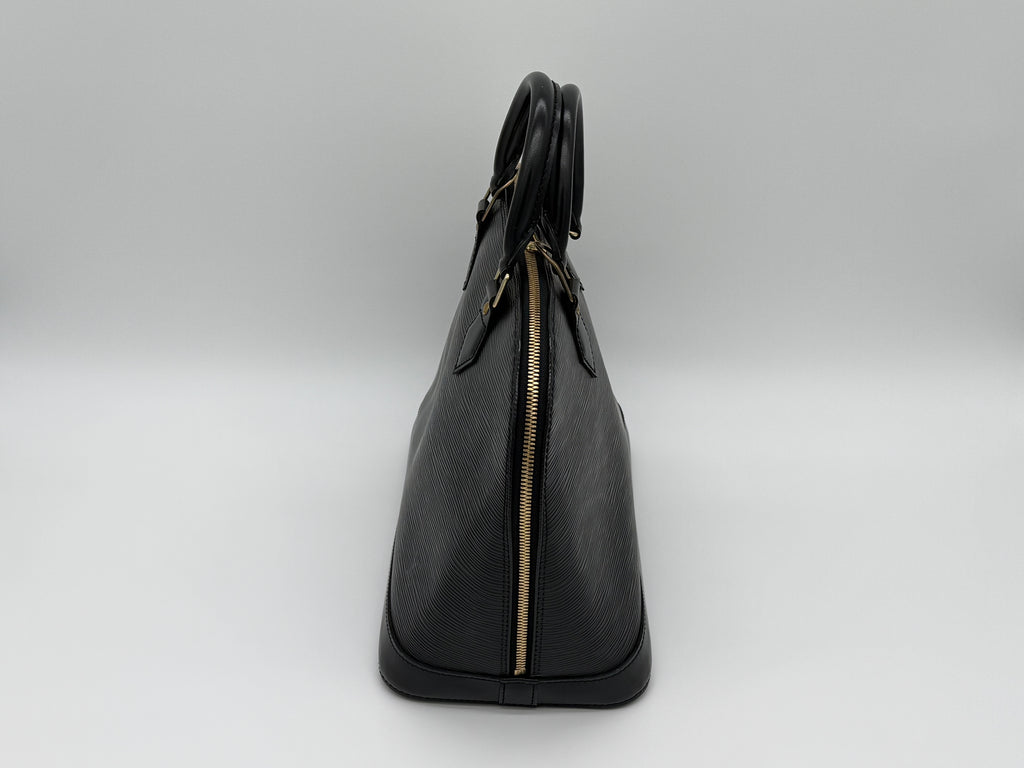 Louis Vuitton Epi Alma Handbag – Black – M52142 – SKU 144616V