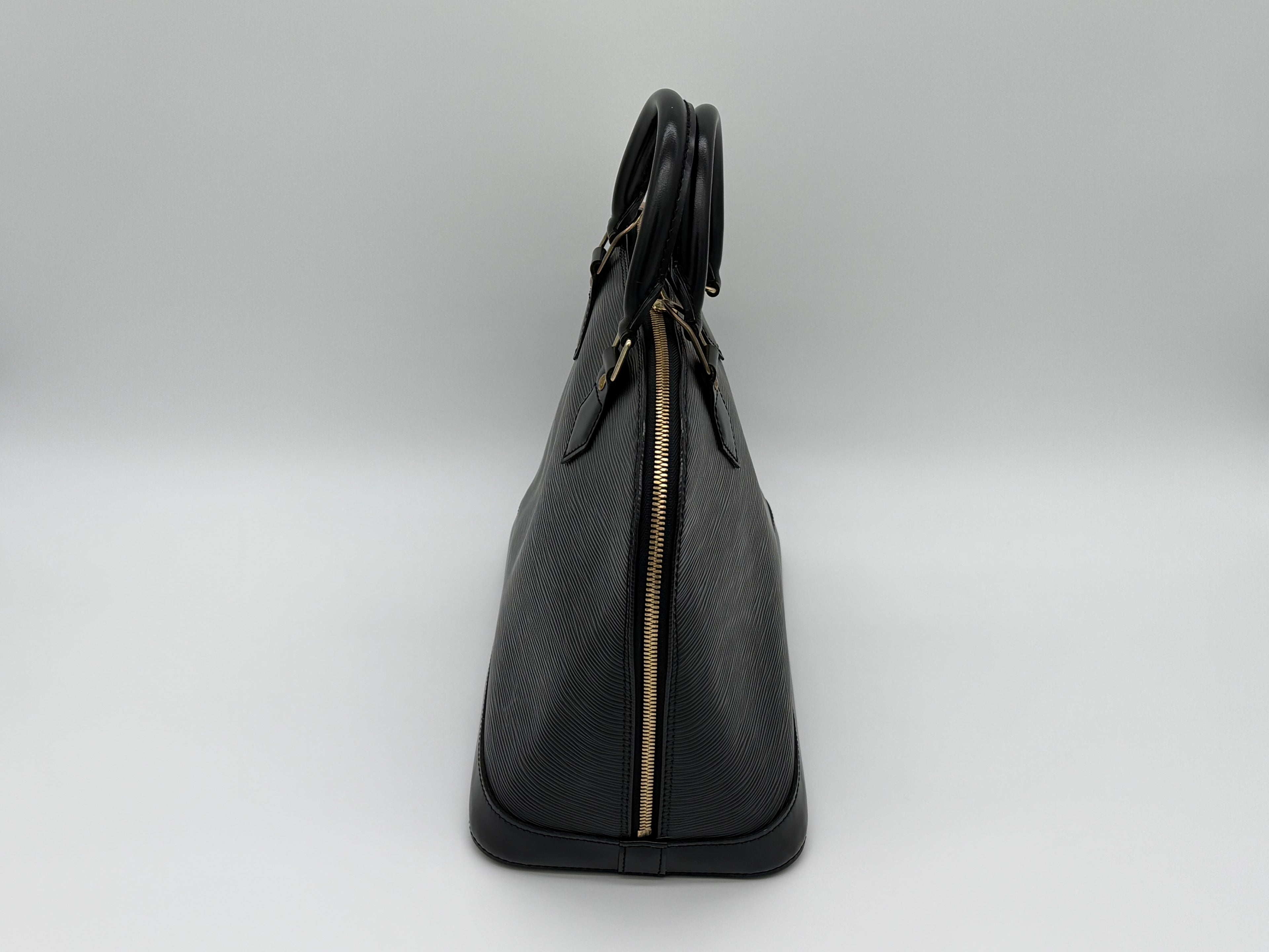 Louis Vuitton Epi Alma Handbag – Black – M52142 – SKU 144616V