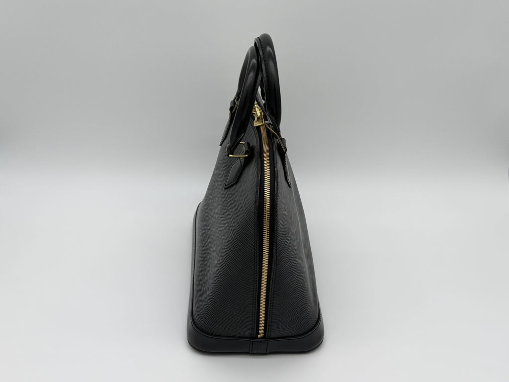 Louis Vuitton Epi Alma Handbag – Black – M52142 – SKU 144616V