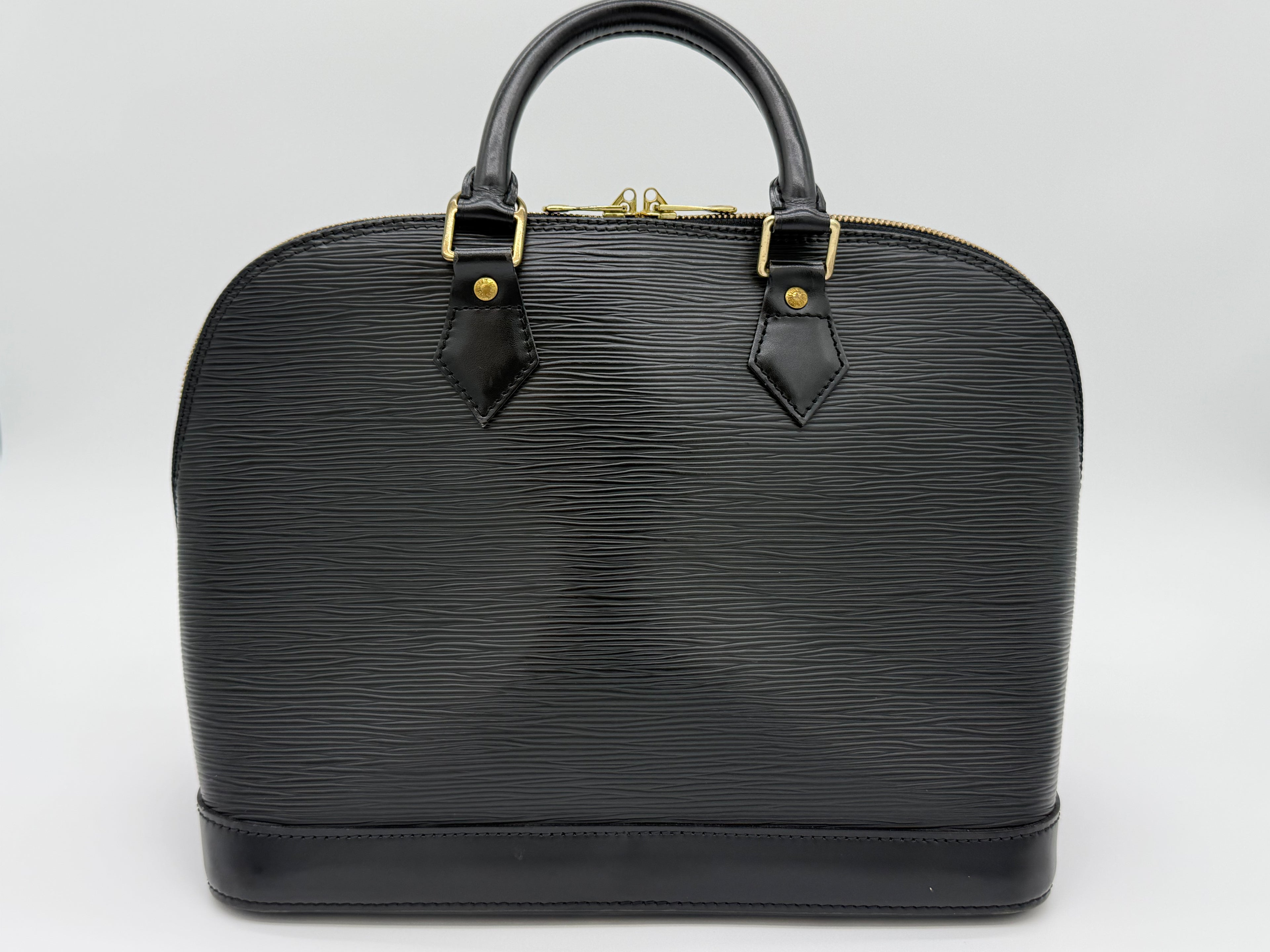 Louis Vuitton Epi Alma Handbag – Black – M52142 – SKU 144616V