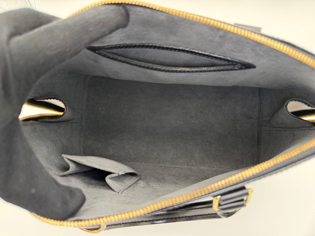 Louis Vuitton Epi Alma Handbag – Black – M52142 – SKU 144616V