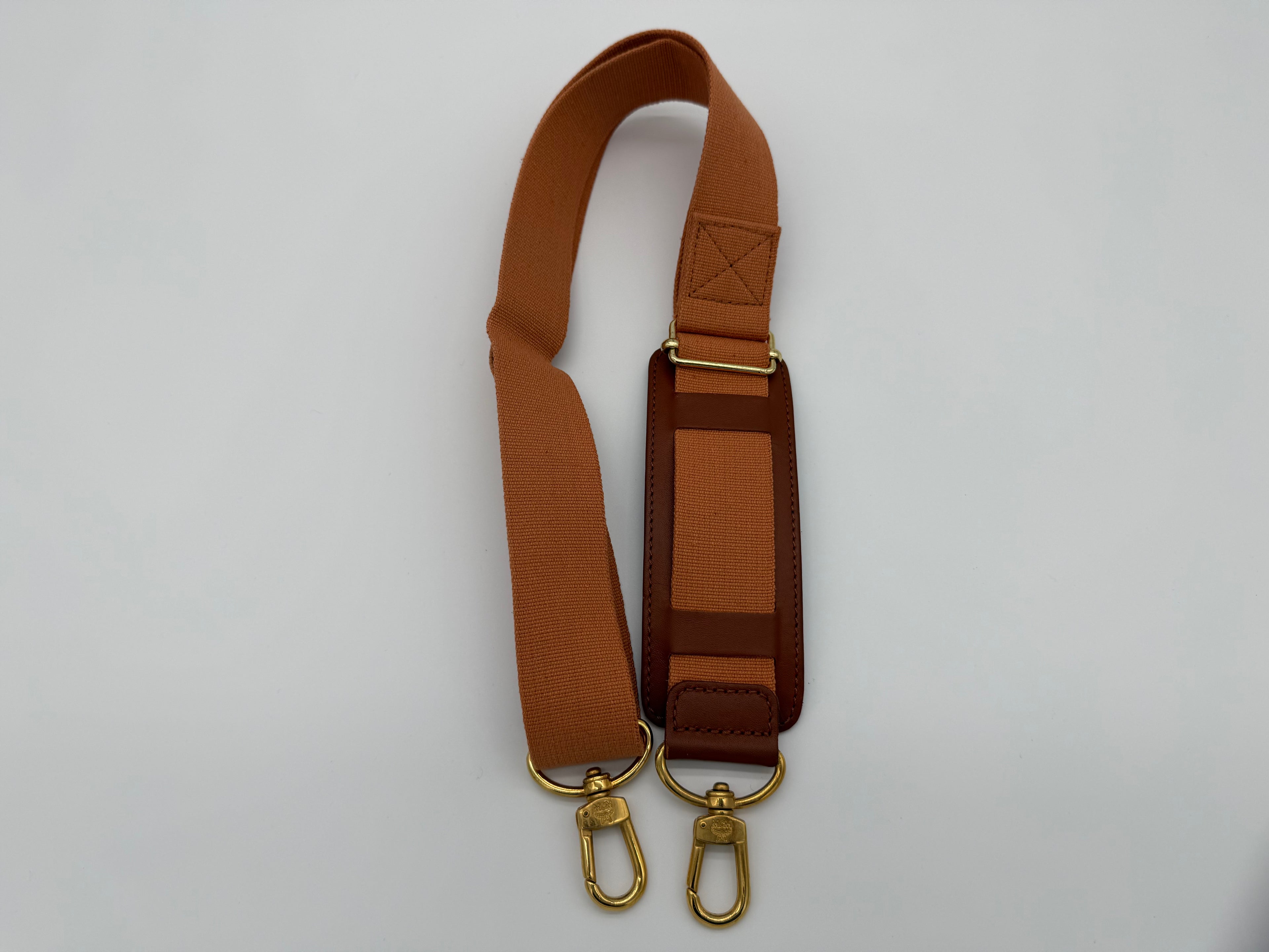 MCM Logogram Visetos Boston Bag – Brown/Gold (SKU: 121348)