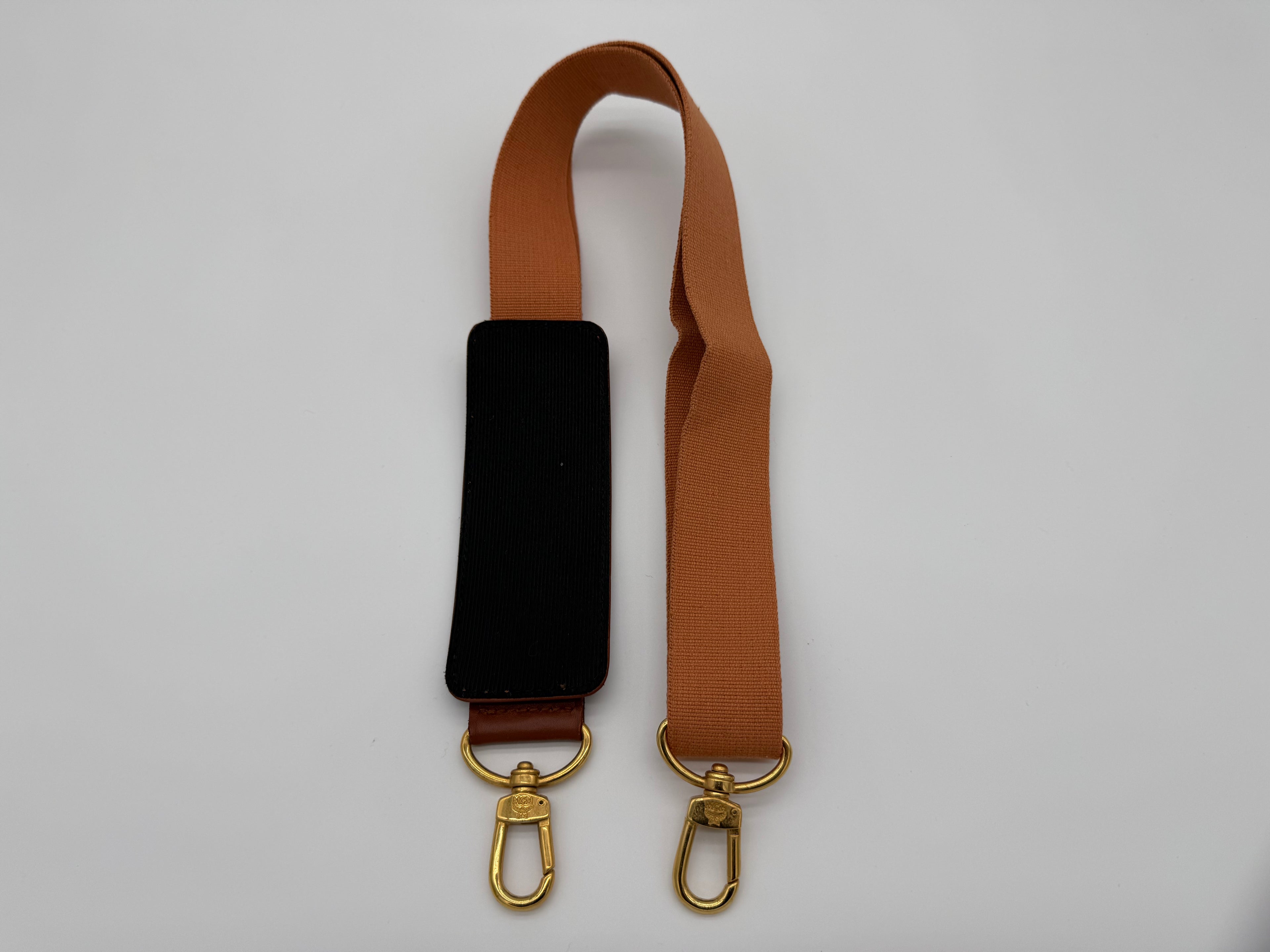 MCM Logogram Visetos Boston Bag – Brown/Gold (SKU: 121348)