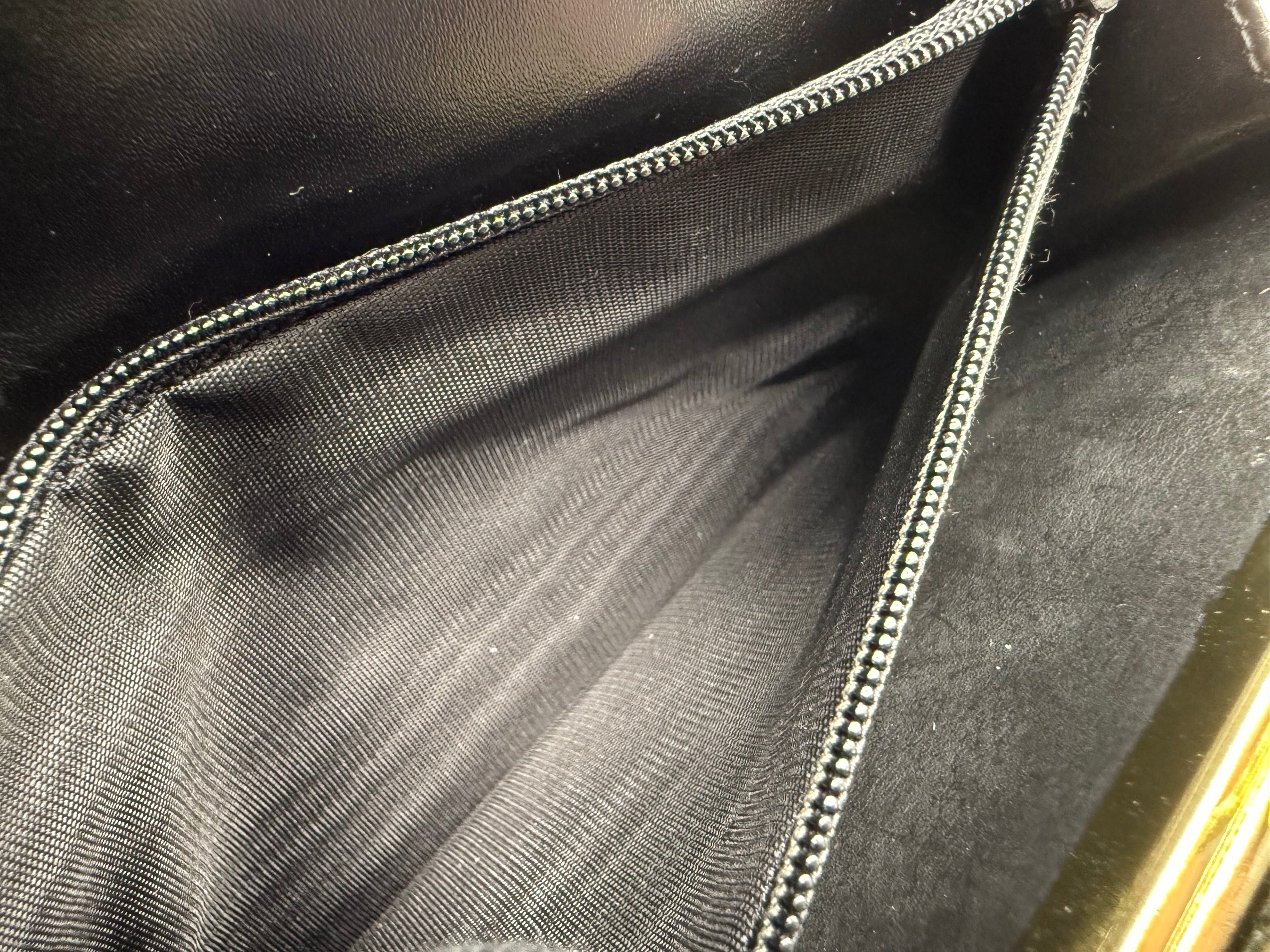 Celine Macadam Canvas Long Wallet – Black PVC Leather (SKU: am9298V)