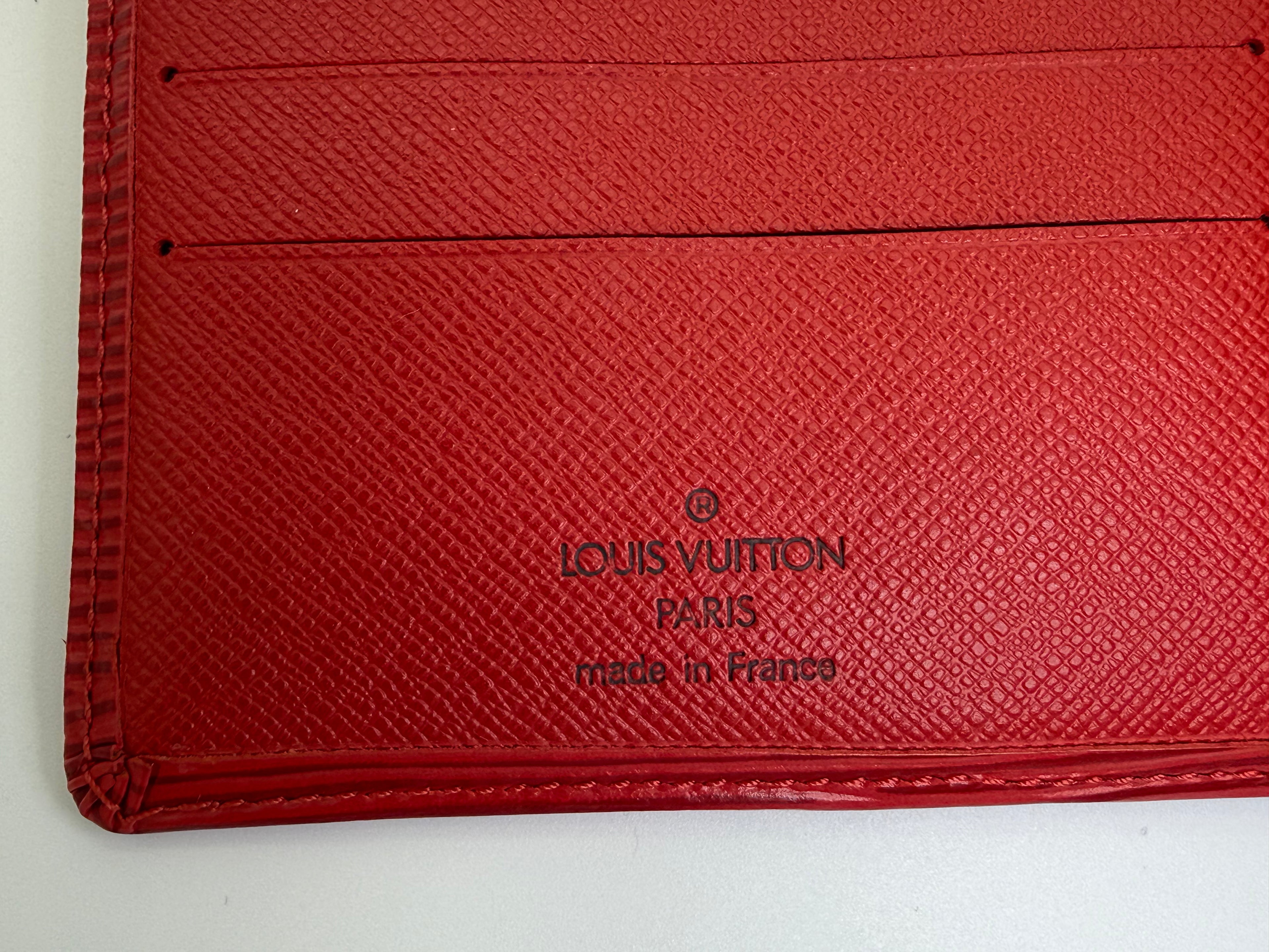 Louis Vuitton Epi Porte Billets Compact Wallet – Red (SKU: am9282)