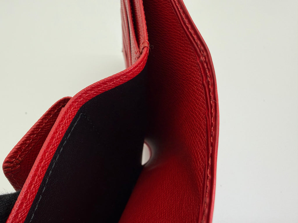 Louis Vuitton Epi Porte Billets Compact Wallet – Red (SKU: am9282)