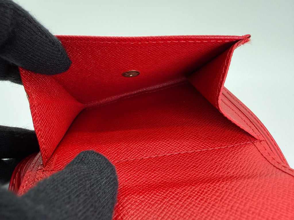 Louis Vuitton Epi Porte Billets Compact Wallet – Red (SKU: am9282)