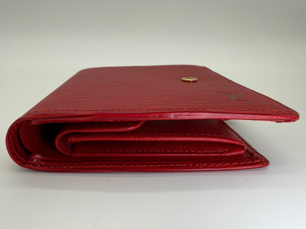 Louis Vuitton Epi Porte Billets Compact Wallet – Red (SKU: am9282)