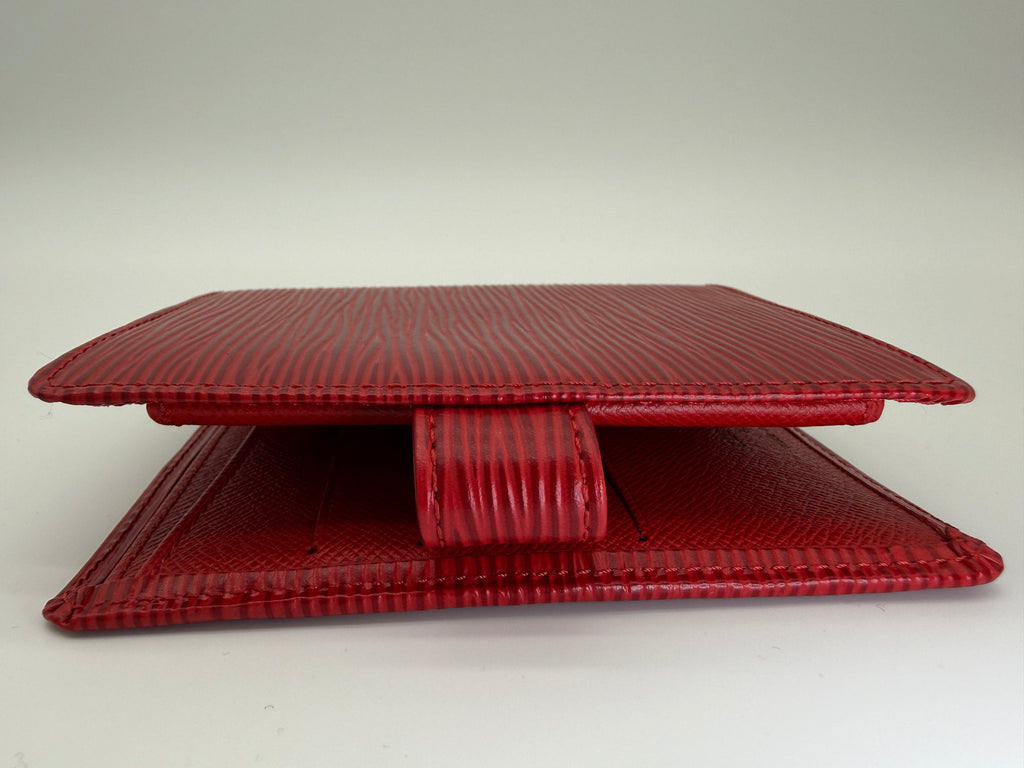 Louis Vuitton Epi Porte Billets Compact Wallet – Red (SKU: am9282)