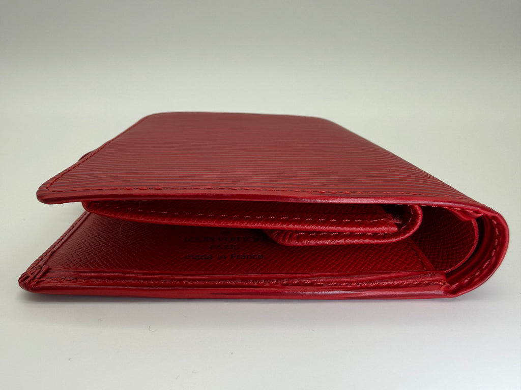 Louis Vuitton Epi Porte Billets Compact Wallet – Red (SKU: am9282)