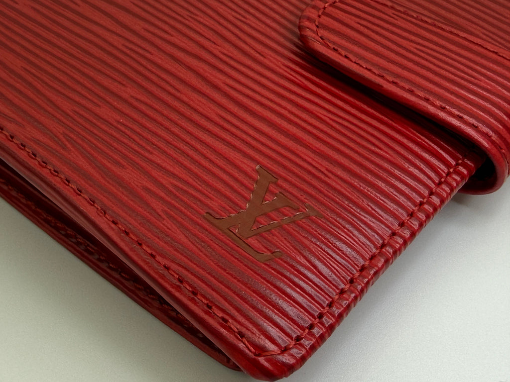 Louis Vuitton Epi Porte Billets Compact Wallet – Red (SKU: am9282)