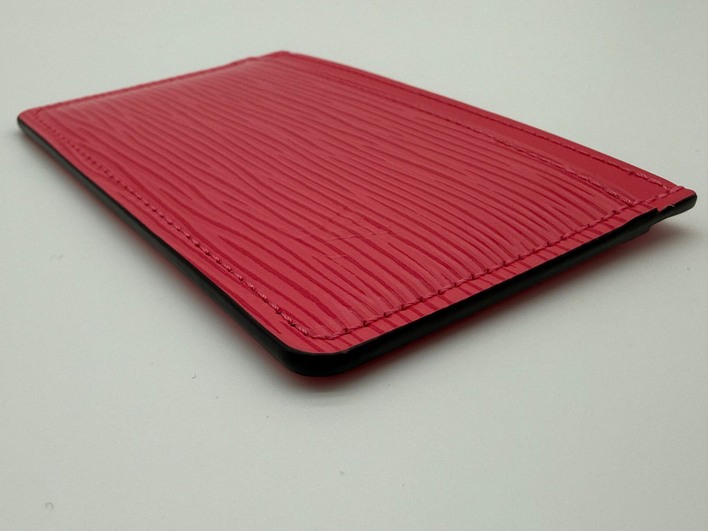 Louis Vuitton Epi Porte Cartes Simple Card Case – Soft Pink Epi Leather (SKU: am9234M)