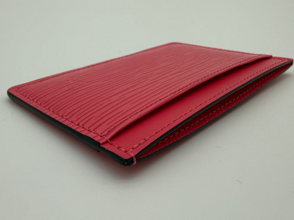 Louis Vuitton Epi Porte Cartes Simple Card Case – Soft Pink Epi Leather (SKU: am9234M)