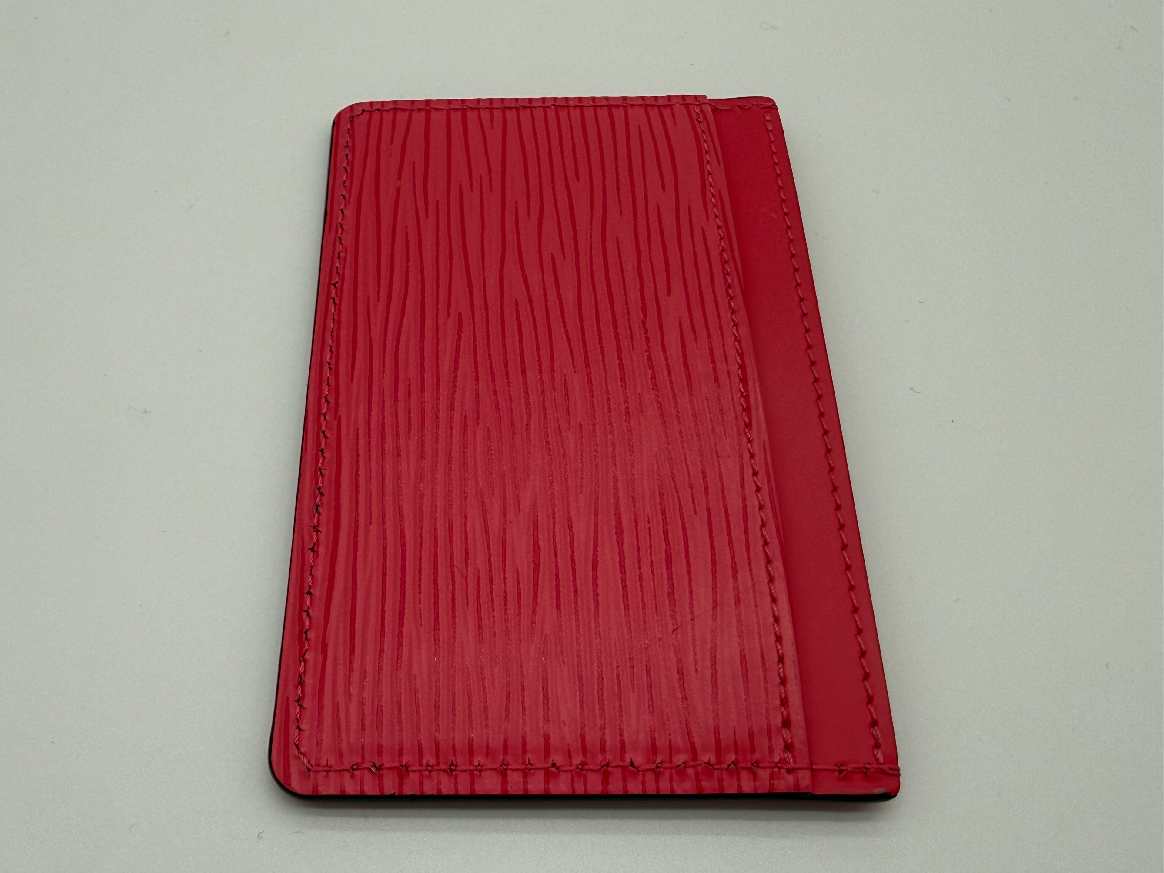 Louis Vuitton Epi Porte Cartes Simple Card Case – Soft Pink Epi Leather (SKU: am9234M)