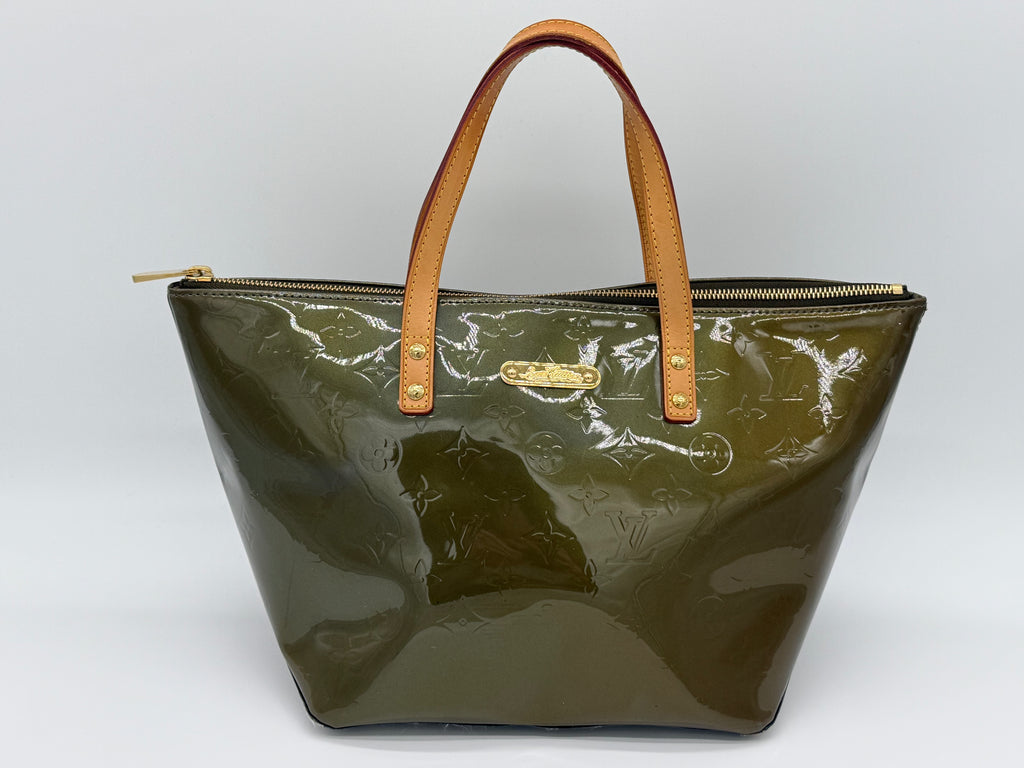 Louis Vuitton Monogram Vernis Bellevue PM – Veil Olive Patent Leather (SKU: ep11561)