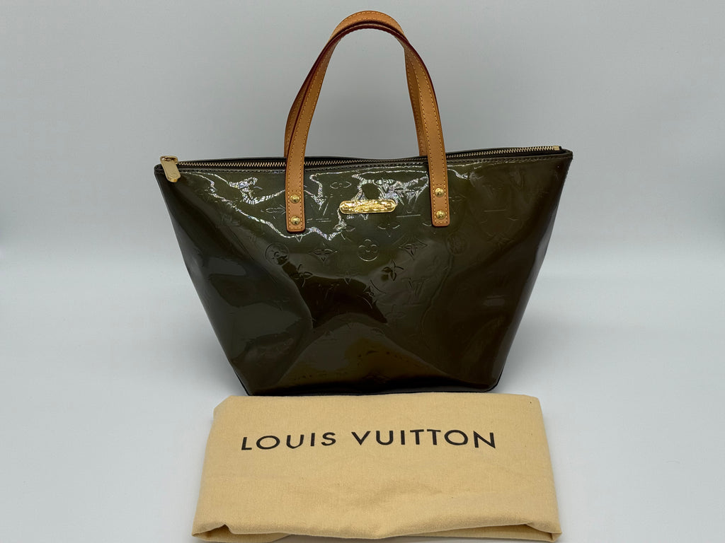 Louis Vuitton Monogram Vernis Bellevue PM – Veil Olive Patent Leather (SKU: ep11561)