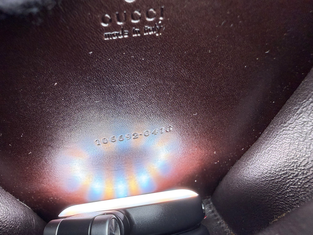 Gucci GG Canvas Shoulder Bag – Beige with Gold Hardware (SKU: gh802)