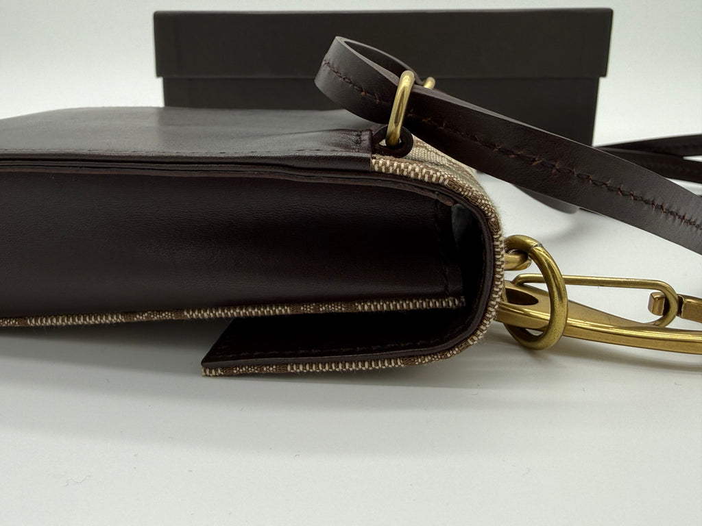 Gucci GG Canvas Shoulder Bag – Beige with Gold Hardware (SKU: gh802)