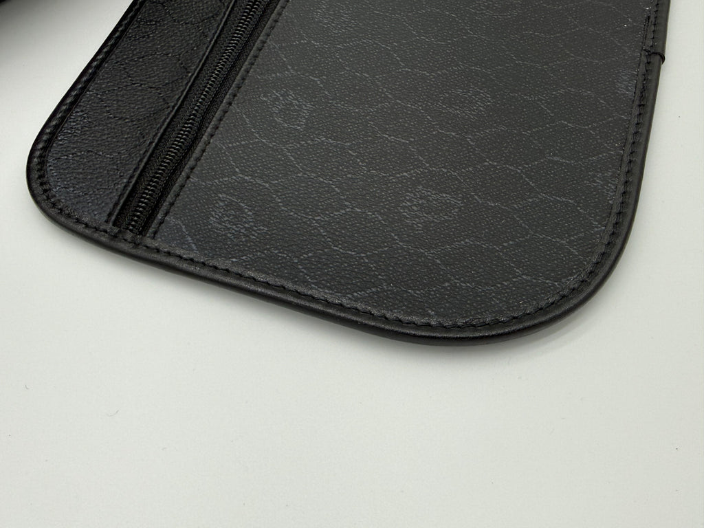 Christian Dior Honeycomb Canvas Shoulder Bag – Black & Gold (SKU: BA2275)